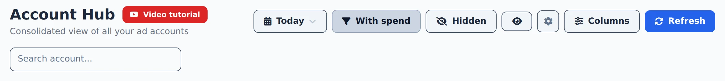 Search and filter