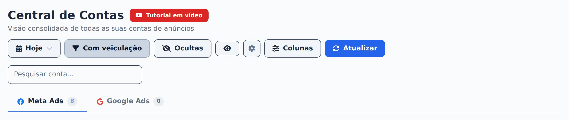 Escolha o período