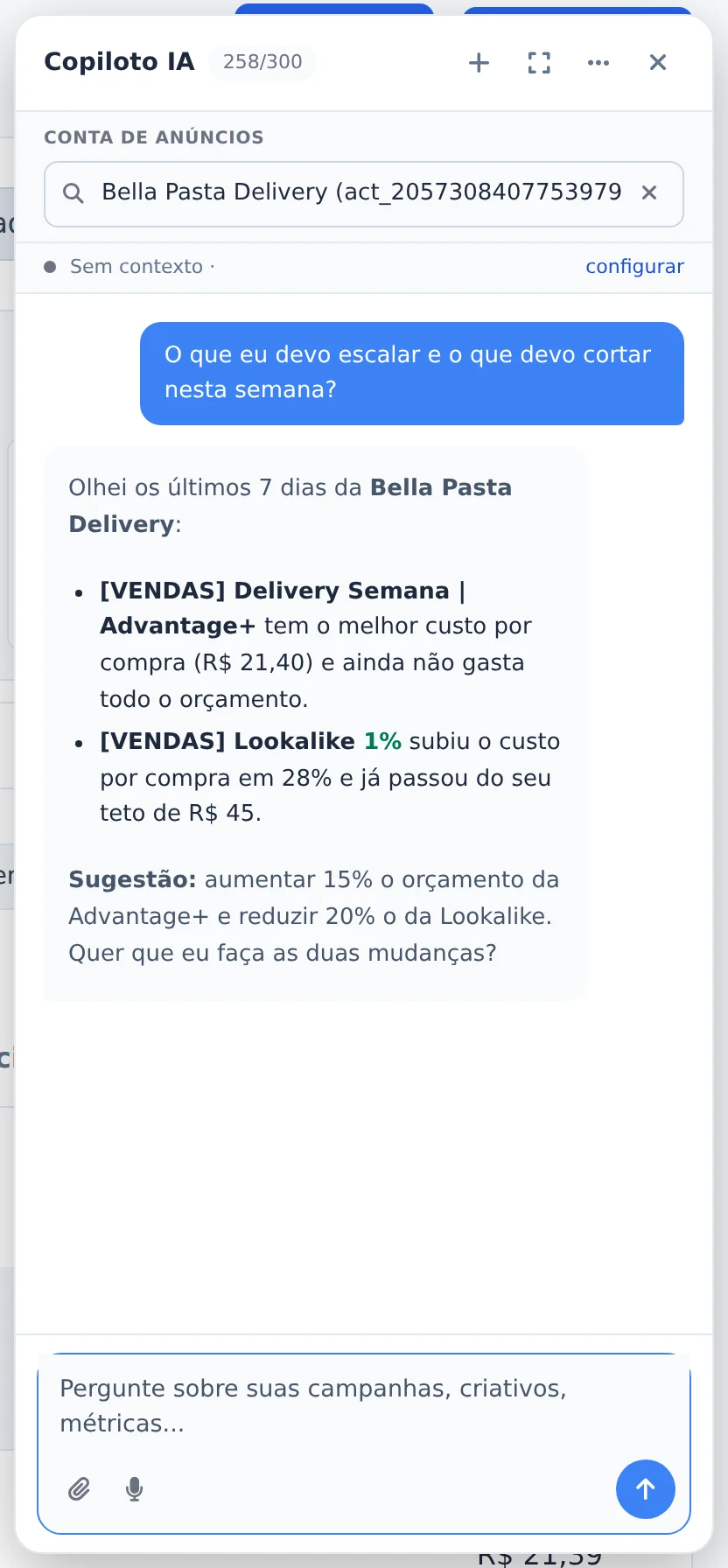 Leia a sugestão
