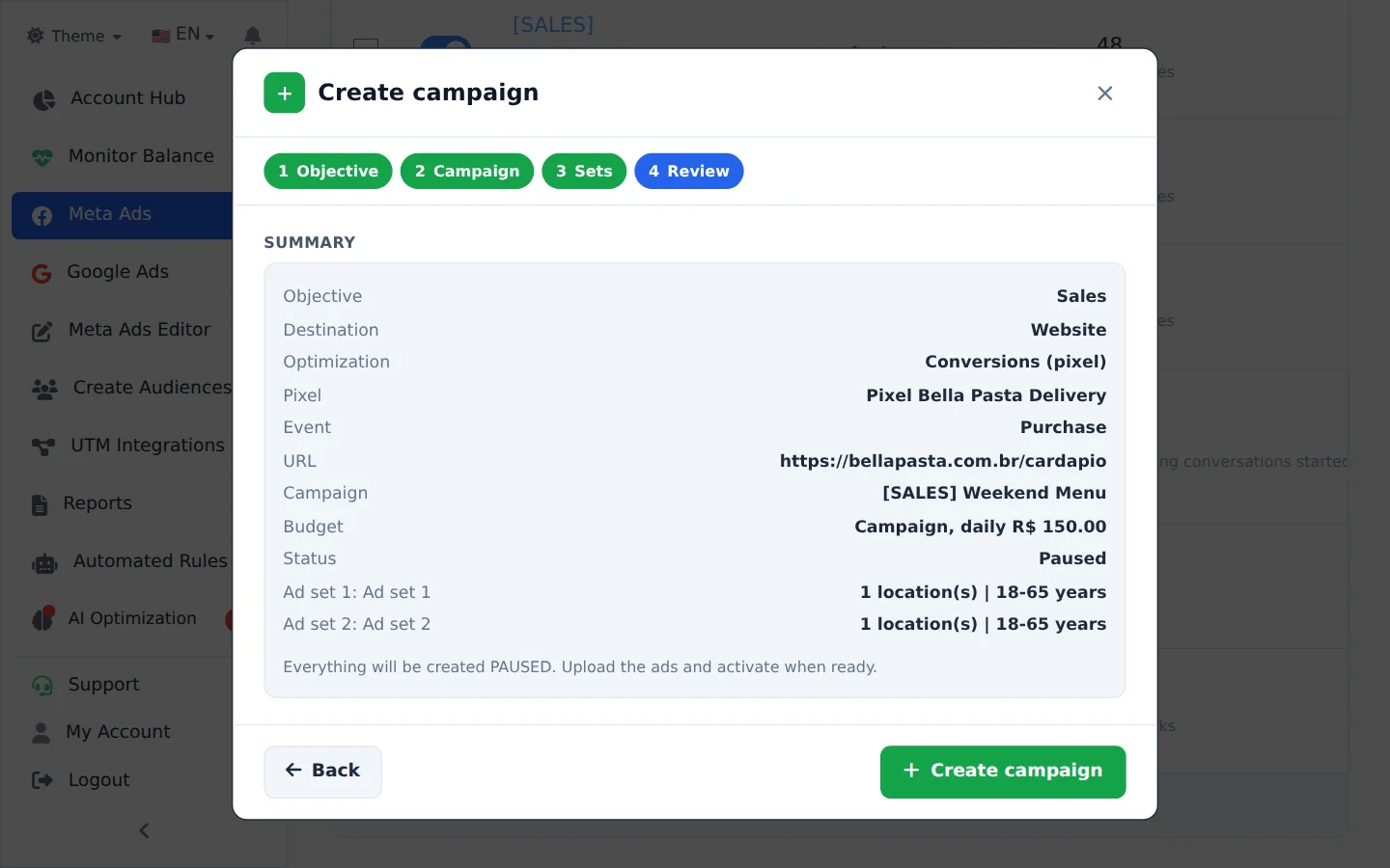 Review and create