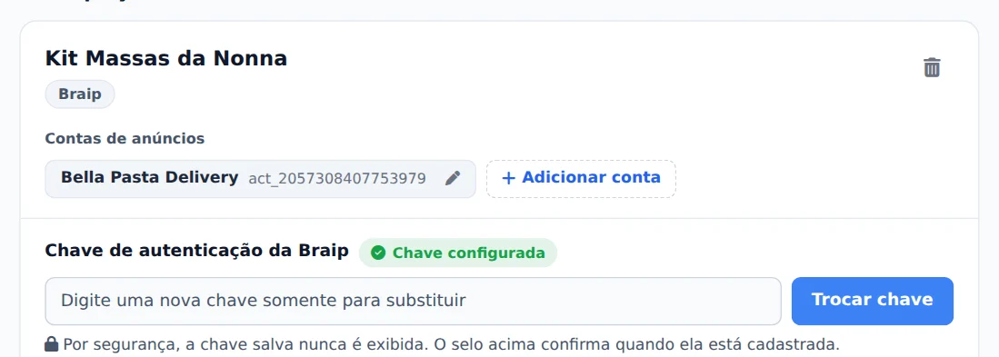 Contas e criação