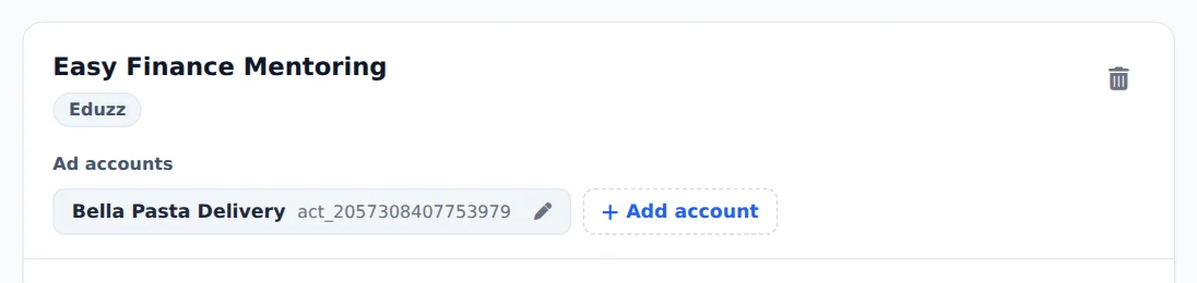Accounts and creation