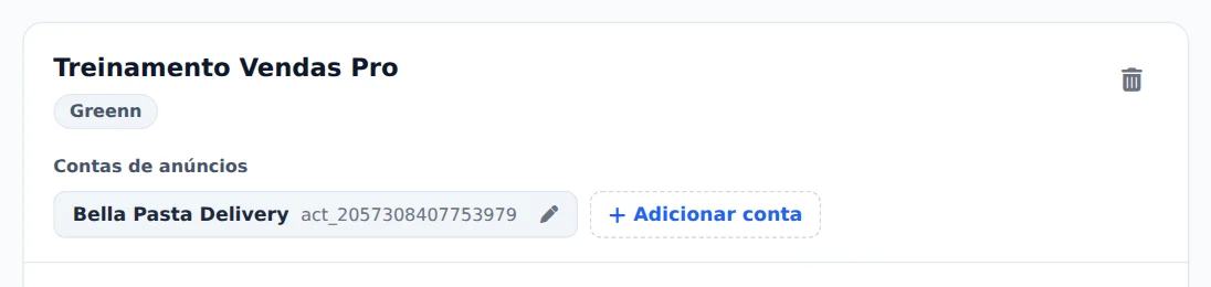 Contas e criação