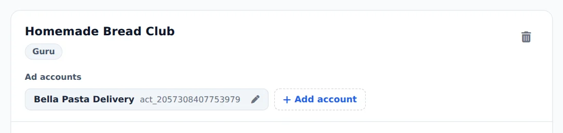 Accounts and creation