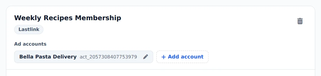 Accounts and creation