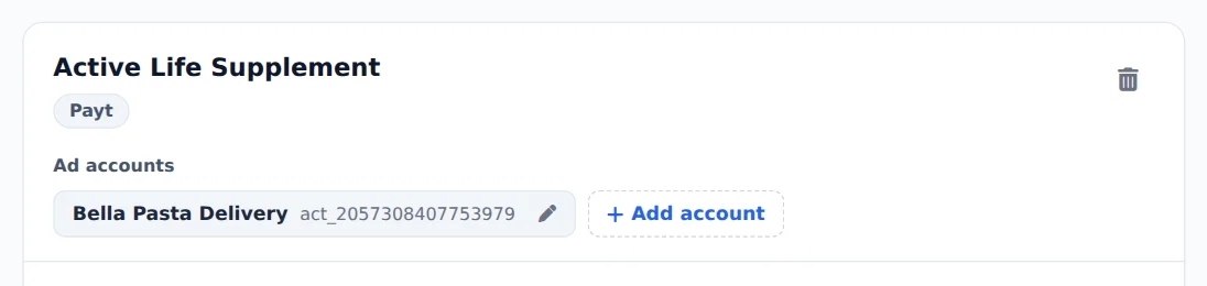 Accounts and creation