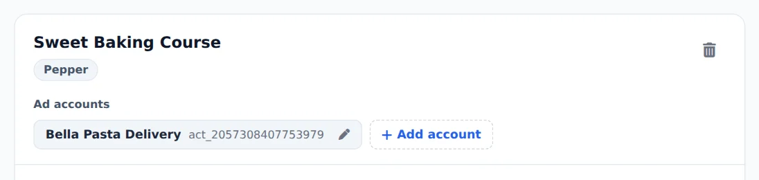 Accounts and creation