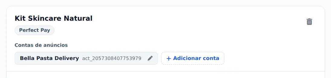 Contas e criação