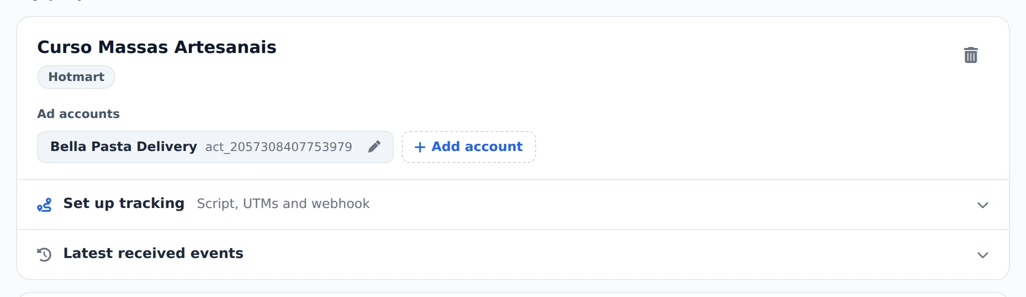 Open Set up tracking
