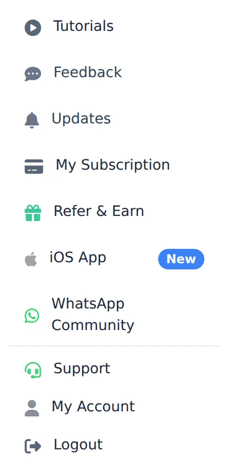 Help and your account