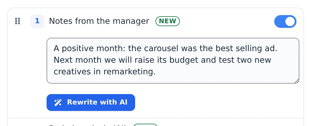 Write your notes and save