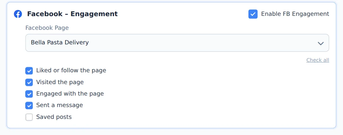 And the Facebook Page